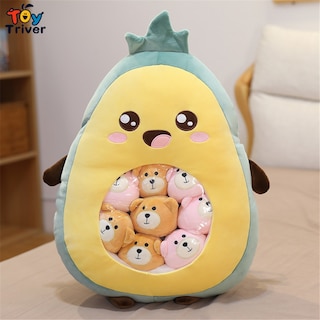 Foto 1 | Muñeca De Peluche Triver Kawaii, Fresa, Plátano, Aguacate - Venta Internacional.