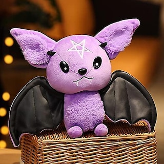 Foto 2 | Muñeca De Peluche Con Forma De Murciélago, 30 Cm, Diseño Creativo - Venta Internacional.