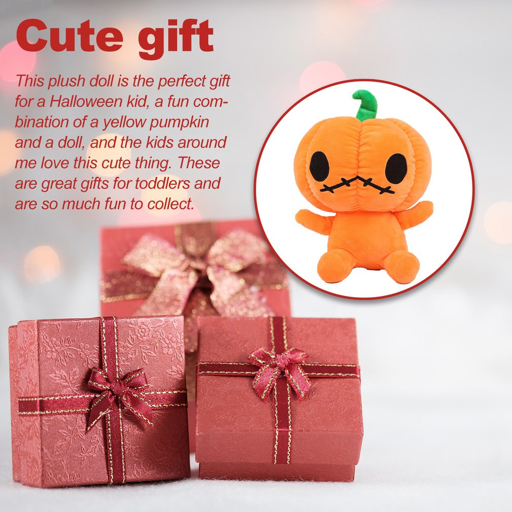 Foto 6 pulgar | Muñeca De Peluche Con Forma De Calabaza, Peluche, Peluche, Para Niños De Halloween - Venta Internacional.