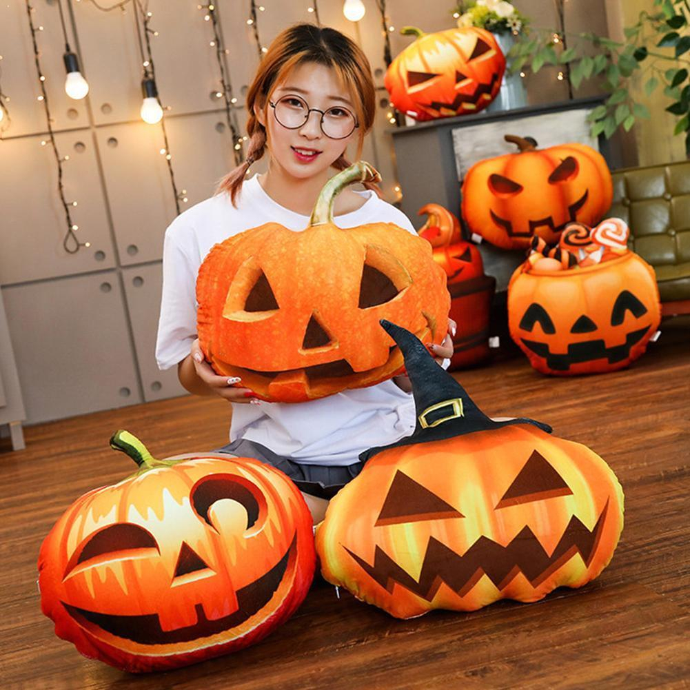 Foto 2 | Almohada De Peluche Con Forma De Calabaza, Fiesta De Hallowe - Venta Internacional.