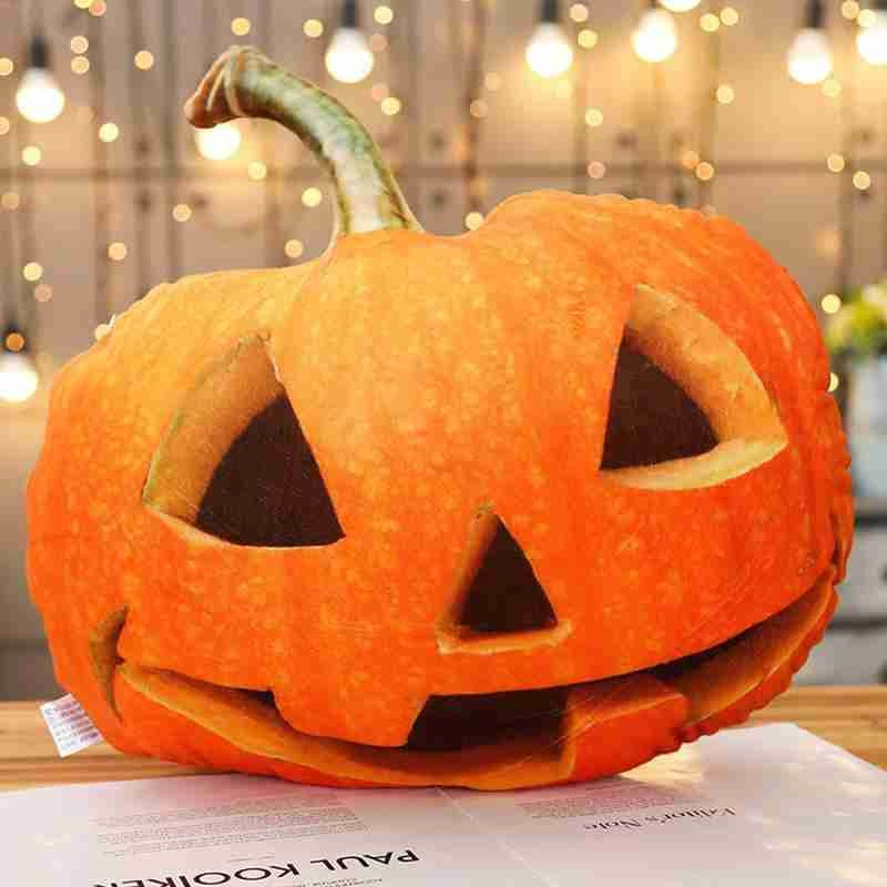 Foto 5 | Almohada De Peluche Con Forma De Calabaza, Fiesta De Hallowe - Venta Internacional.