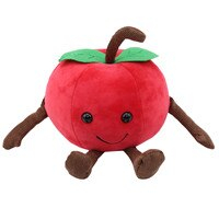 Foto 2 pulgar | Cojín De Sofá Plush Fruit Toys, Color Cereza, 27 Cm - Venta Internacional.