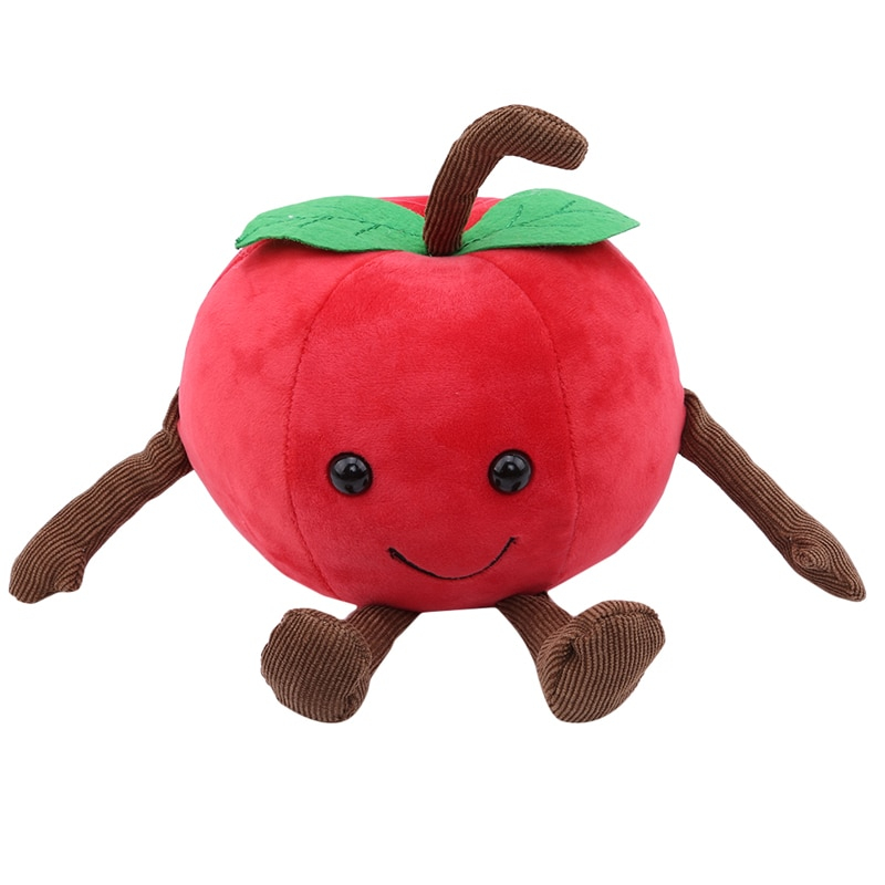 Foto 4 pulgar | Cojín De Sofá Plush Fruit Toys, Color Cereza, 27 Cm - Venta Internacional.