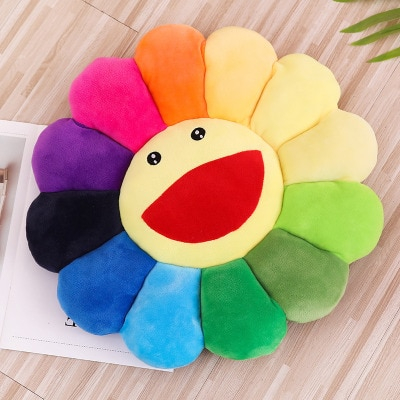 Foto 2 pulgar | Alfombrilla De Peluche Con Forma De Girasol Con Forma De Girasol Y Girasol - Venta Internacional.