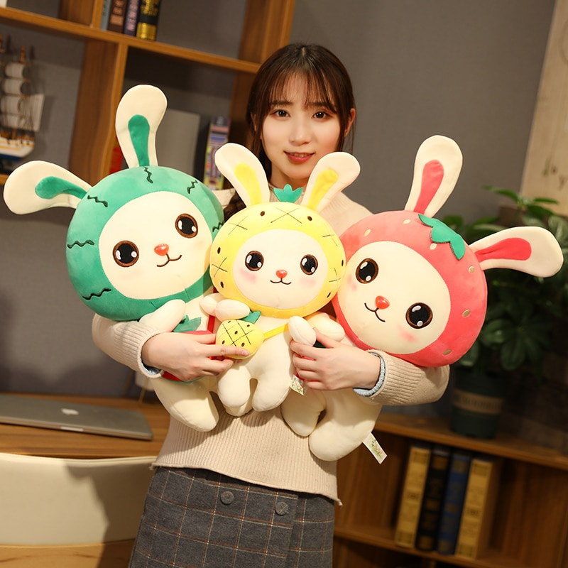Foto 4 | Nanomuñeca De Peluche Reve Colore Rabbit Fruit Series - Venta Internacional.