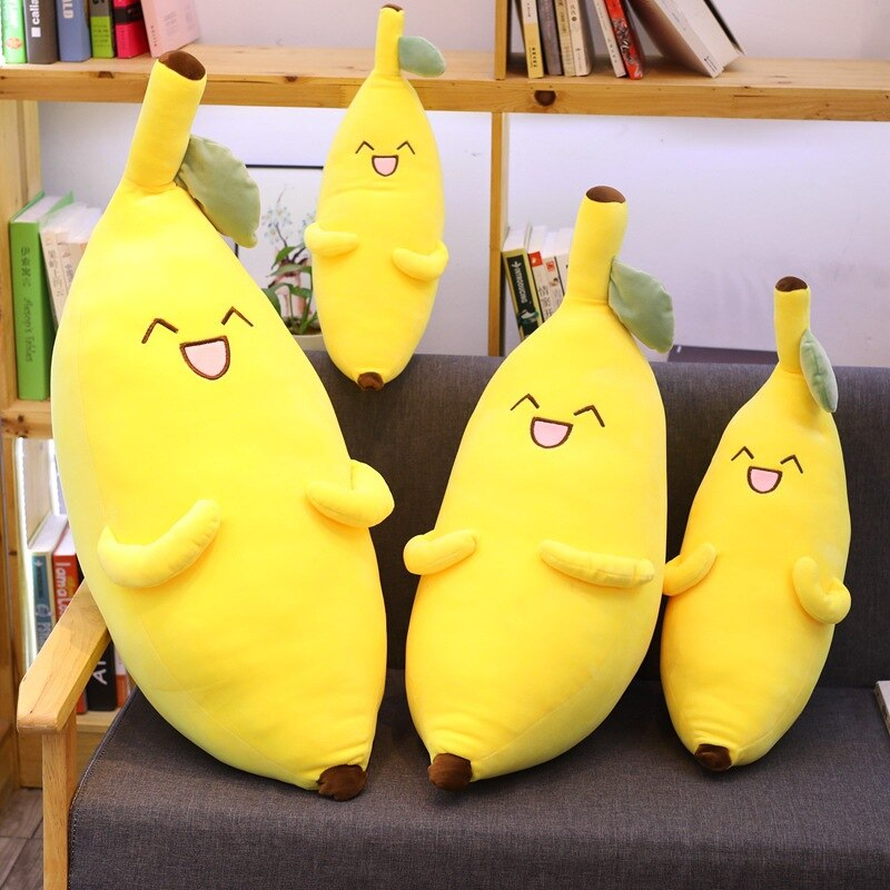 Foto 4 pulgar | Muñeco De Peluche Triple Cyclone Kawaii Smile Face Banana 50 Cm - Venta Internacional.