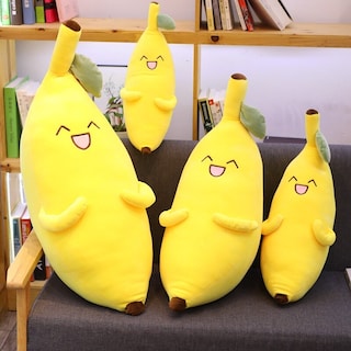 Foto 3 | Muñeco De Peluche Triple Cyclone Kawaii Smile Face Banana 50 Cm - Venta Internacional.
