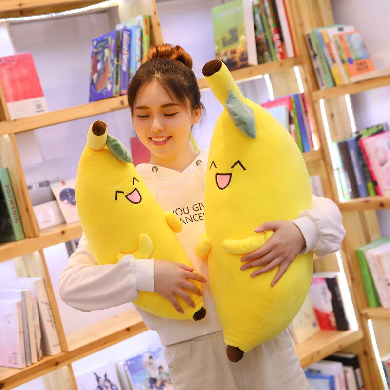 Foto 5 pulgar | Muñeco De Peluche Triple Cyclone Kawaii Smile Face Banana 50 Cm - Venta Internacional.
