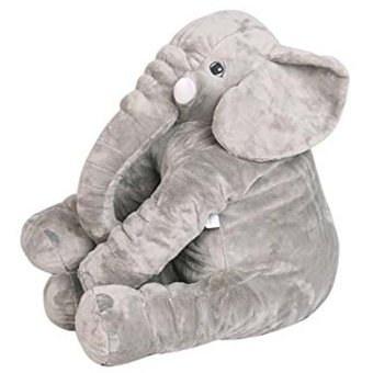 Foto 4 pulgar | Peluche Con Forma De Elefante Para Bebés, 28 X 33 Cm, Algodón, Color Gris, A Partir De 2 Años - Venta Internacional.