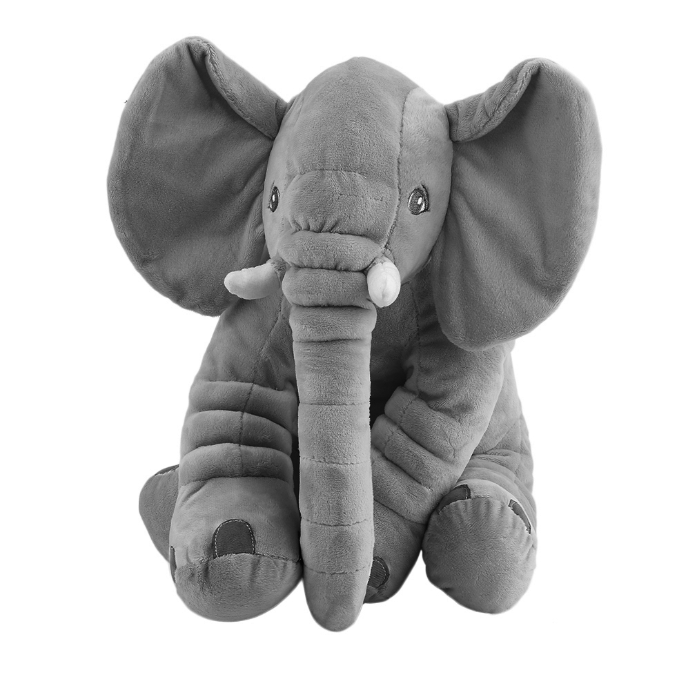 Foto 6 pulgar | Peluche Con Forma De Elefante Para Bebés, 28 X 33 Cm, Algodón, Color Gris, A Partir De 2 Años - Venta Internacional.