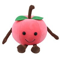 Sofá De Peluche Con Cojín De Frutas Y Cerezas, Simulación De Peluche - Venta Internacional.