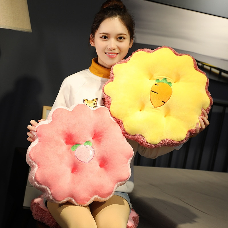 Foto 4 pulgar | Cojín De Sofá Fruit Plush Con Forma De Zanahoria, 45 Cm, Para Niños - Venta Internacional.
