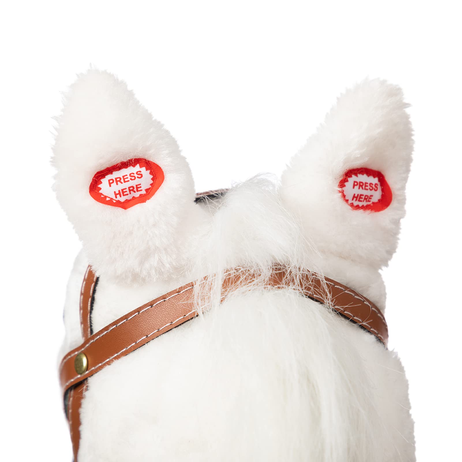 Foto 7 | Peluche Hollyhome Outdoor Palstick Horse Con Ruedas De Madera - Venta Internacional.