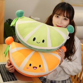 Foto 2 | Plantas Frutales Rellenas De Felpa, Naranja, Melocotón Y Pera Para Niños De 2 A 15 Años - Venta Internacional.