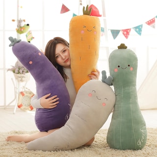 Foto 2 | Pillow Plush Simulation Vegetales Y Frutas Para Todas Las Edades - Venta Internacional.