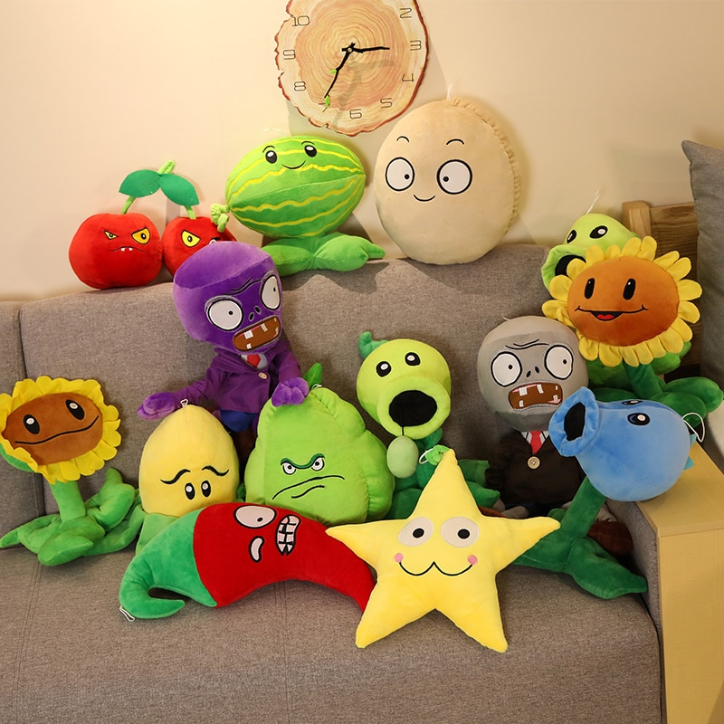 Foto 2 | Muñeco De Peluche Plants Vs.zombies, 26 Cm - Venta Internacional.
