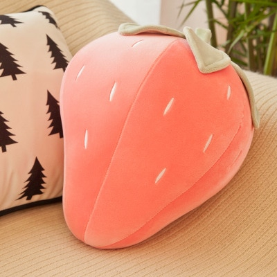 Foto 2 pulgar | Almohada De Felpa League Of Loveliness Lol Strawberry 50 Cm - Venta Internacional.