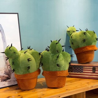 Foto 1 | Cojín/almohada De Juguete De Simulación De Cactus De Felpa Para Coche Soft - Venta Internacional.
