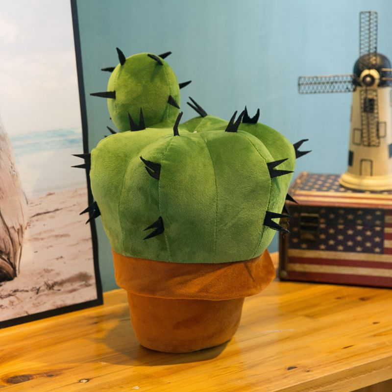 Foto 6 pulgar | Cojín/almohada De Juguete De Simulación De Cactus De Felpa Para Coche Soft - Venta Internacional.