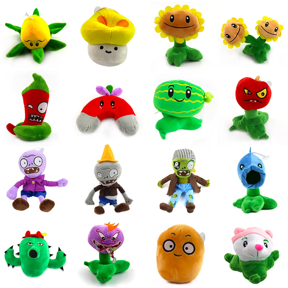Foto 3 pulgar | Muñeco De Peluche Plush Toys Plants Vs Zombies De 10 A 35 Cm - Venta Internacional.
