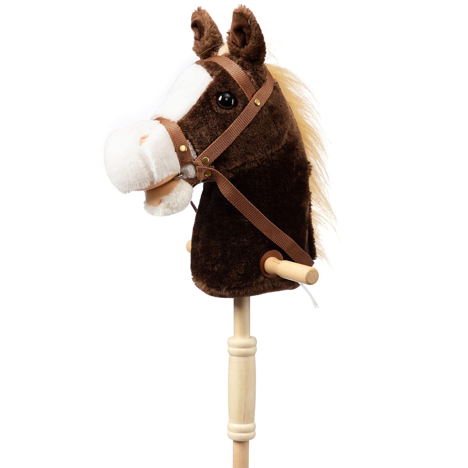 Foto 2 | Caballo de Peluche HollyHome Infantil con Ruedas-Venta Internacional