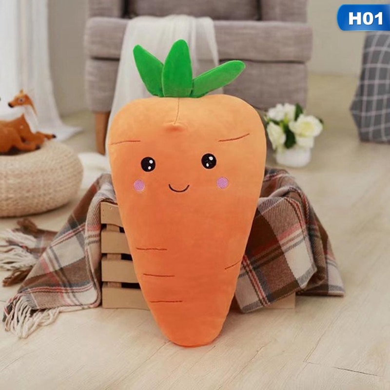 Almohada Plush Doll Carrot Para Sofá Cama Para Niños Y Adultos, 55 Cm - Venta Internacional.