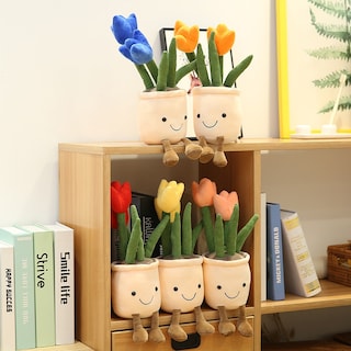 Foto 3 | Peluche De Peluche Con Forma De Tulipán, 35 Cm, Realista, Para Niños - Venta Internacional.