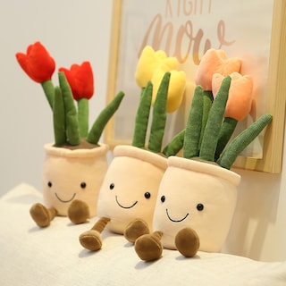 Foto 4 | Peluche De Peluche Con Forma De Tulipán, 35 Cm, Realista, Para Niños - Venta Internacional.