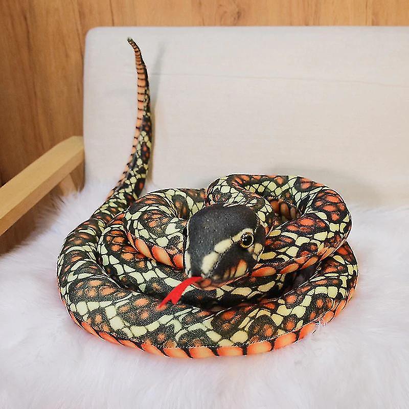 Foto 1 | Juguete De Peluche Con Simulación De Serpiente Gigante Precioso De 1,1 M Para Niños - Venta Internacional.