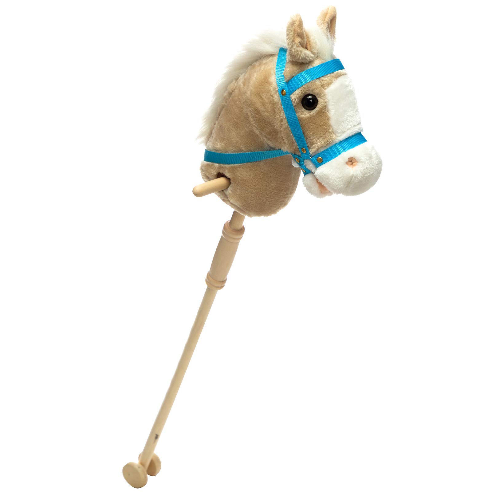Foto 2 pulgar | Peluche Hollyhome Outdoor Palstick Horse Con Ruedas De Madera - Venta Internacional.