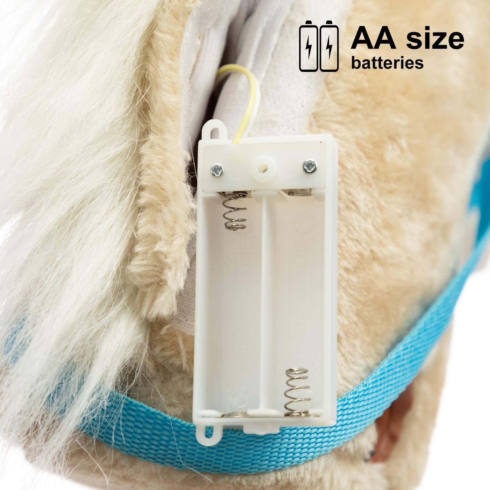 Foto 5 pulgar | Peluche Hollyhome Outdoor Palstick Horse Con Ruedas De Madera - Venta Internacional.