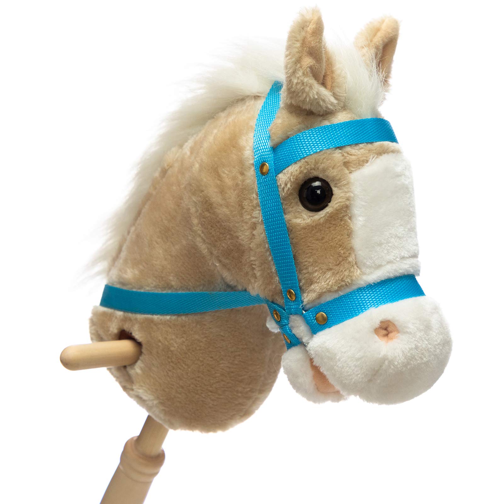 Foto 8 pulgar | Peluche Hollyhome Outdoor Palstick Horse Con Ruedas De Madera - Venta Internacional.