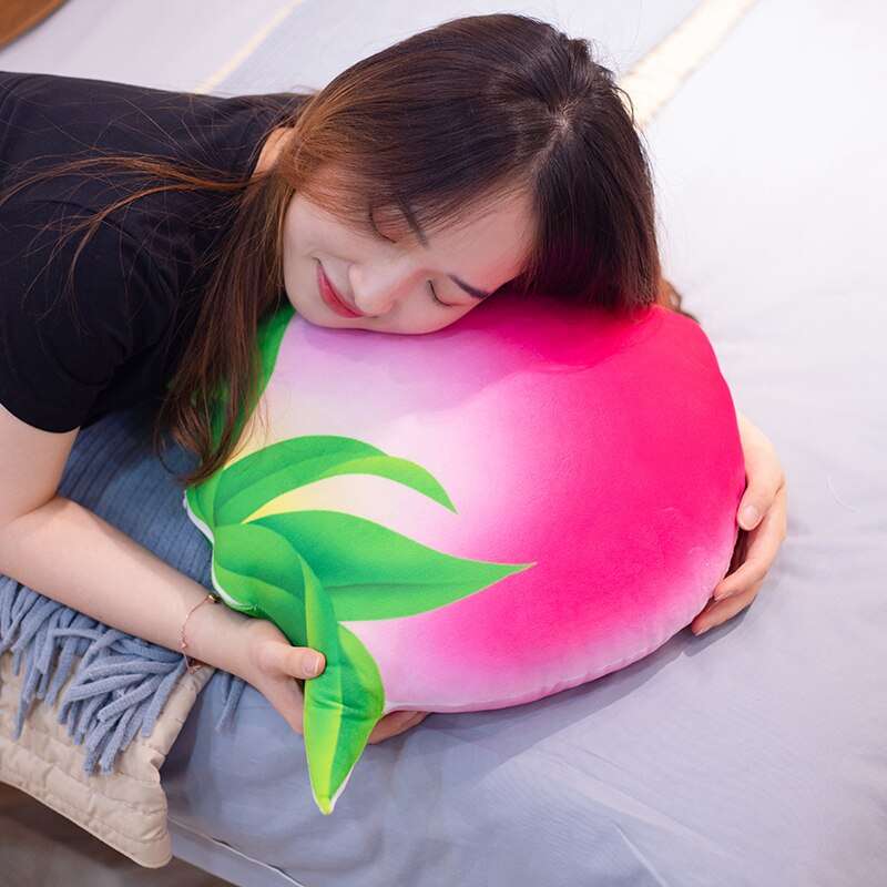 Foto 4 | Cojín De Sofá De Peluche Con Simulación 3d, Color Melocotón, 50 Cm, Para Niños - Venta Internacional.