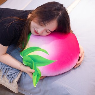 Foto 4 | Cojín De Sofá De Peluche Con Simulación 3d, Color Melocotón, 50 Cm, Para Niños - Venta Internacional.