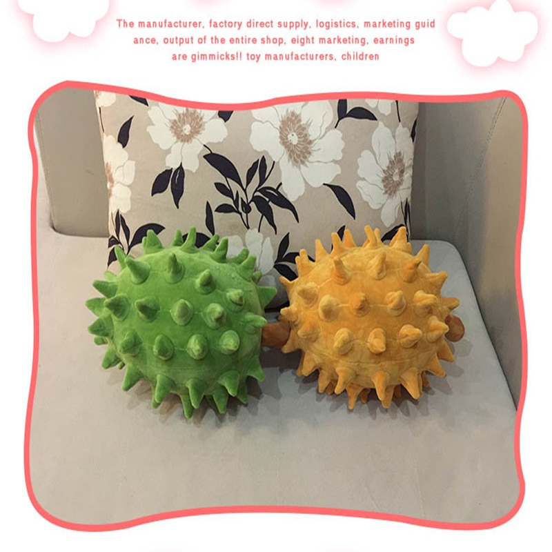 Foto 2 pulgar | Almohada De Peluche Con Forma De Fruta Durian, 23 Cm X 40 Cm, Para Niños - Venta Internacional.