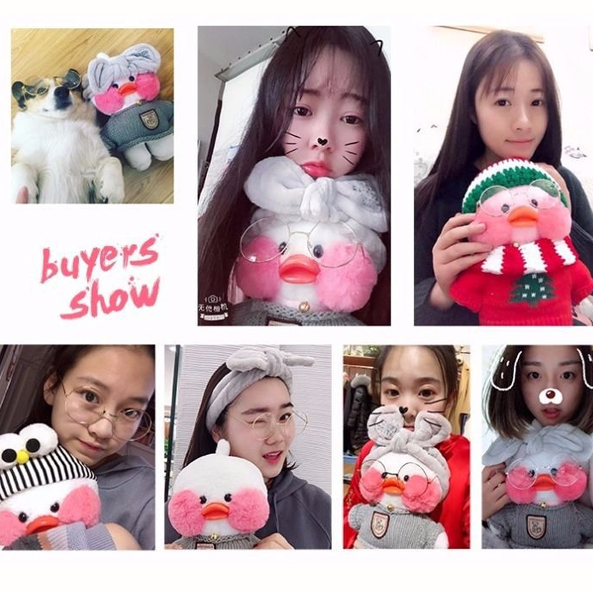 Peluche Lalafanfan Duck 30 Cm Para Niños - Venta Internacional.