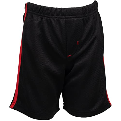 Foto 4 pulgar | Hot Wheels Conjunto De Camiseta Gráfica Y Pantalones Cortos De Malla Para Niño Niño Negro/rojo 4t - Venta Internacion