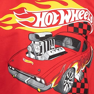 Foto 4 | Hot Wheels Conjunto De Camiseta Gráfica Y Pantalones Cortos De Malla Para Niño Niño Negro/rojo 4t - Venta Internacion