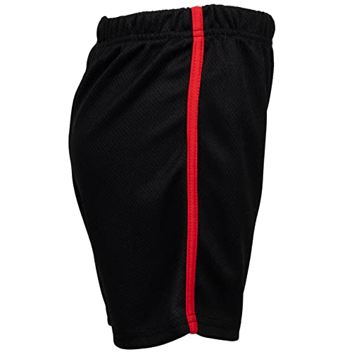 Foto 6 pulgar | Hot Wheels Conjunto De Camiseta Gráfica Y Pantalones Cortos De Malla Para Niño Niño Negro/rojo 4t - Venta Internacion
