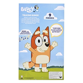 Foto 2 | Juguete De Peluche Bluey Talking Bingo De 12 Pulgadas Con 9 Frases Para Cantar - Venta Internacional.