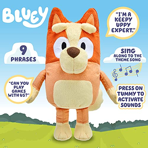 Foto 4 pulgar | Juguete De Peluche Bluey Talking Bingo De 12 Pulgadas Con 9 Frases Para Cantar - Venta Internacional.