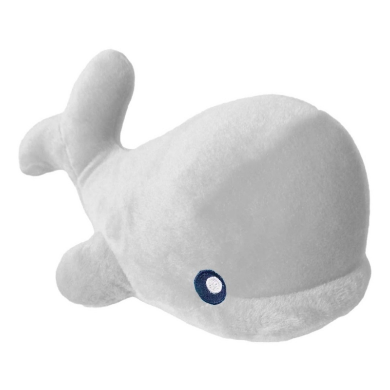 Peluche De Peluche Con Colgante, Delfín Blanco, Supersuave - Venta Internacional.