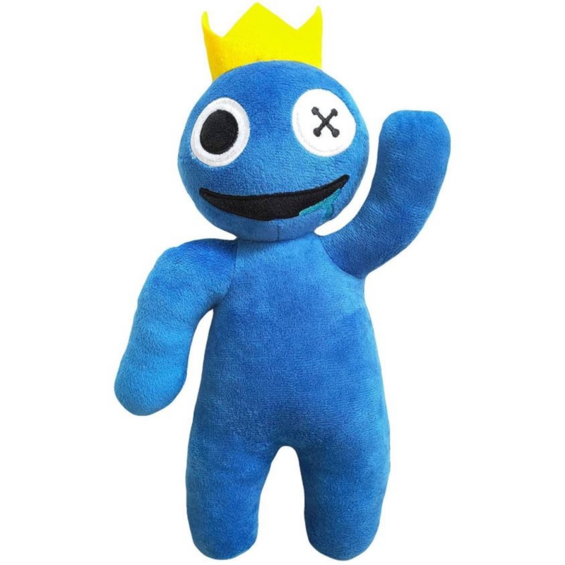 Peluche Blue Rainbow Friends Roblox Blue Para Niños De 4 A 12 Años - Venta Internacional.