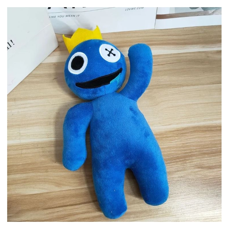 Foto 5 pulgar | Peluche Blue Rainbow Friends Roblox Blue Para Niños De 4 A 12 Años - Venta Internacional.