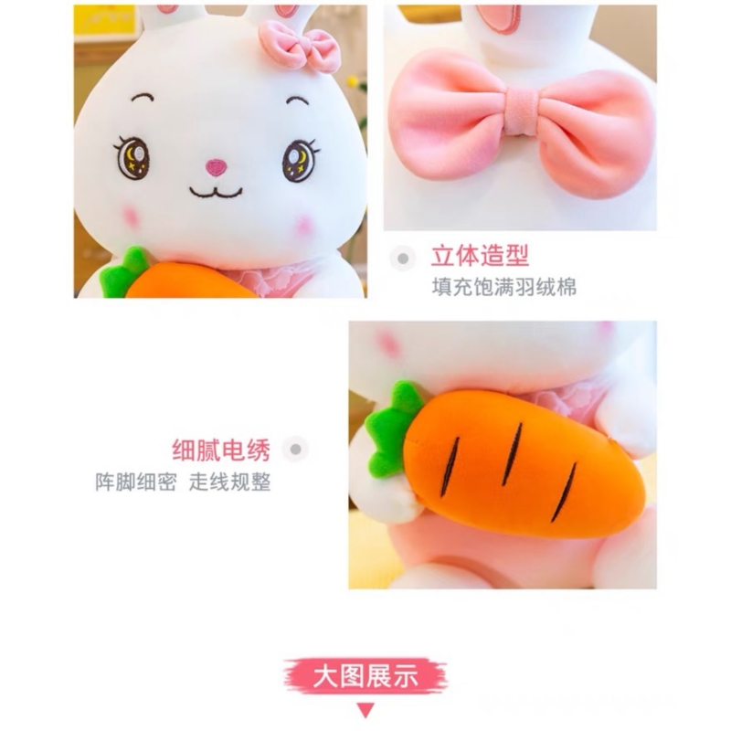 Foto 3 pulgar | Peluche Kawaii Rabbit 45 Cm Rosa - Venta Internacional.