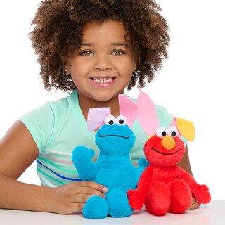 Foto 2 | Paquete De Peluche Just Play Sesame Street Easter Elmo & Cookie De 23 Cm - Venta Internacional.