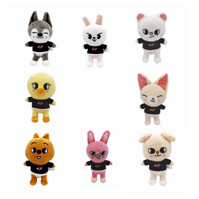Foto 4 pulgar | Juguete De Peluche Skzoo Stray Kids Con Gato Blanco De Peluche Para Cosplay - Venta Internacional.