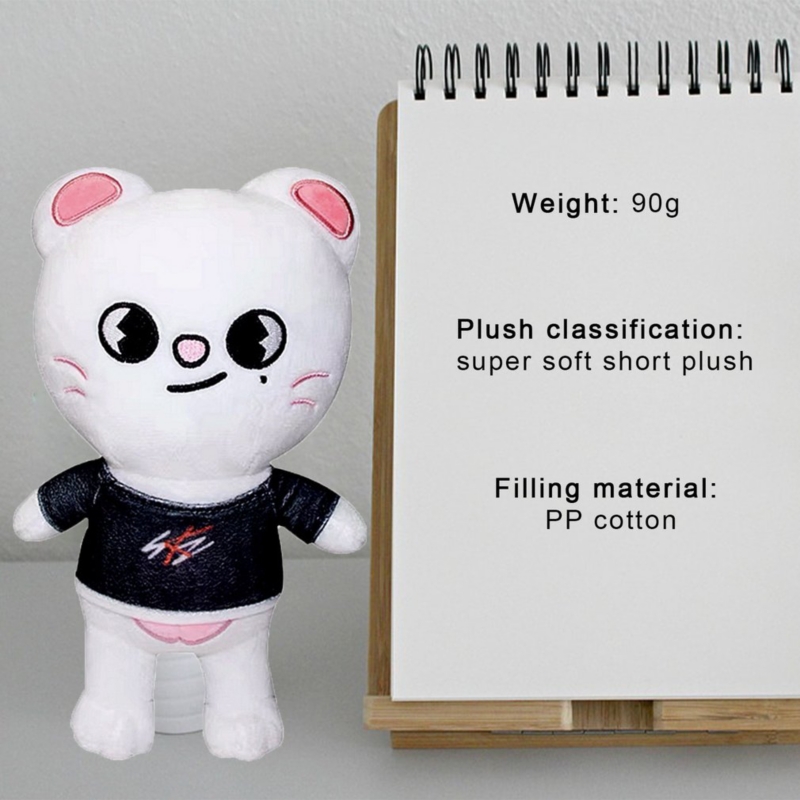 Foto 6 pulgar | Juguete De Peluche Skzoo Stray Kids Con Gato Blanco De Peluche Para Cosplay - Venta Internacional.