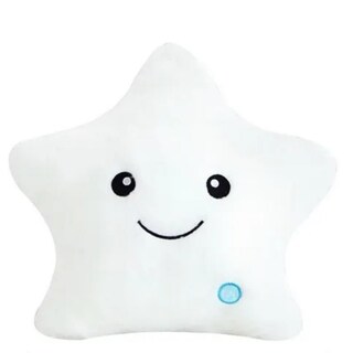 Foto 1 | Peluche De Peluche Cushion Luminous, Amarillo Estrella, Suave, Electrónico - Venta Internacional.