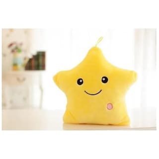 Foto 2 | Peluche De Peluche Cushion Luminous, Amarillo Estrella, Suave, Electrónico - Venta Internacional.